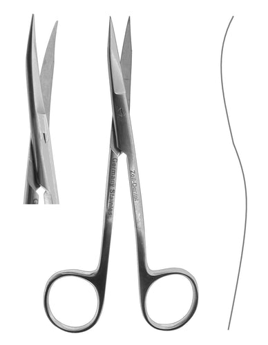 Scissors, Goldman-Fox #10 Double-Curved 13.5cm  (Z-4010)