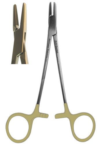 Needle Holder, Hegar-Baumgartner Straight 14cm  (Z-4066)