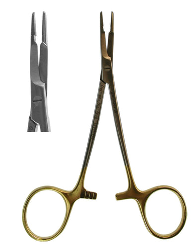 Needle Holder, Olsen-Hegar Micro Straight 12cm  (Z-4699)