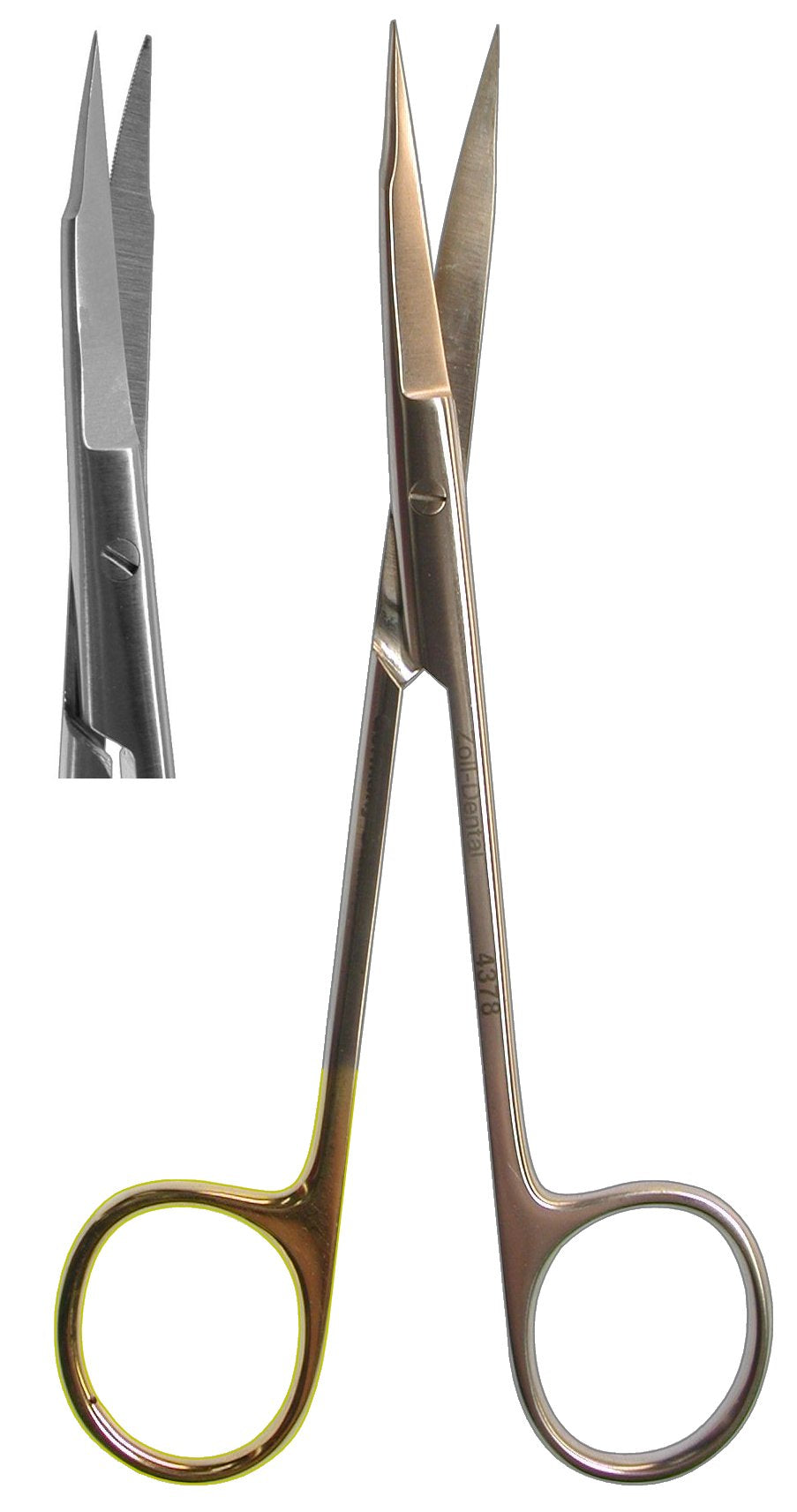 Scissors, Goldman-Fox Curved  12.5cm  (Z-4378)