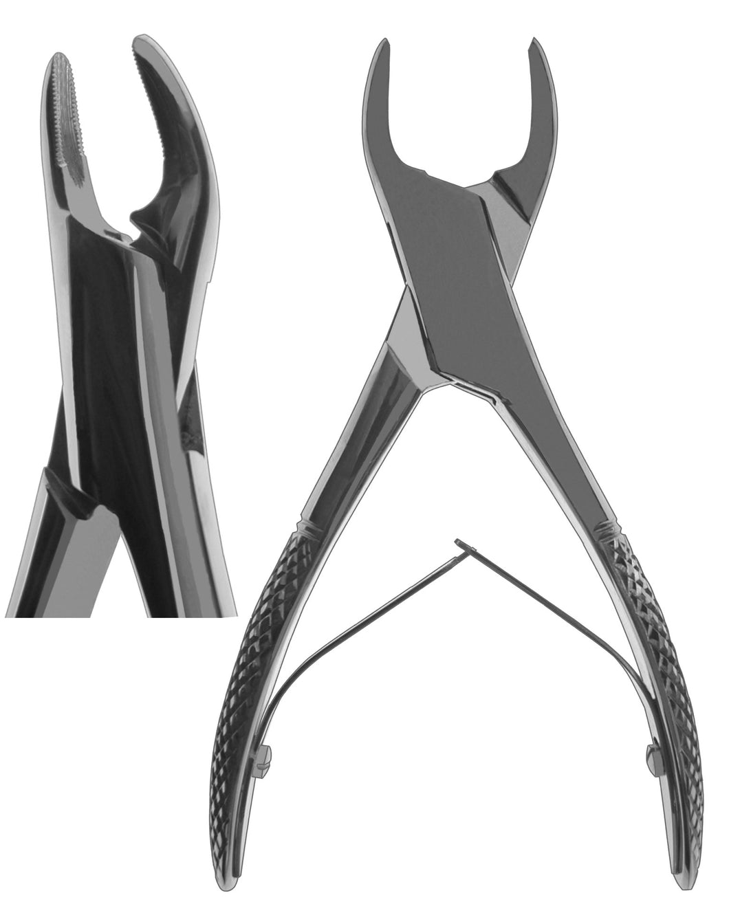 #150SK Forceps (with Spring) [Serrated]  (Z-1216-S)
