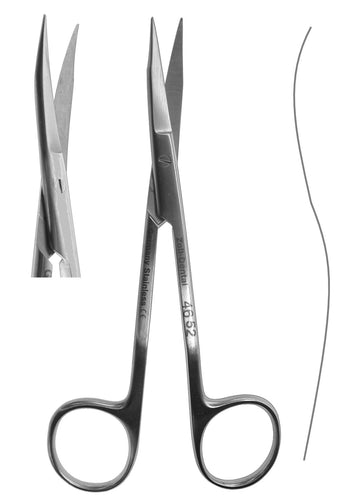 Scissors, Goldman-Fox #10 Double-Curved 13.5cm  (Z-4652)