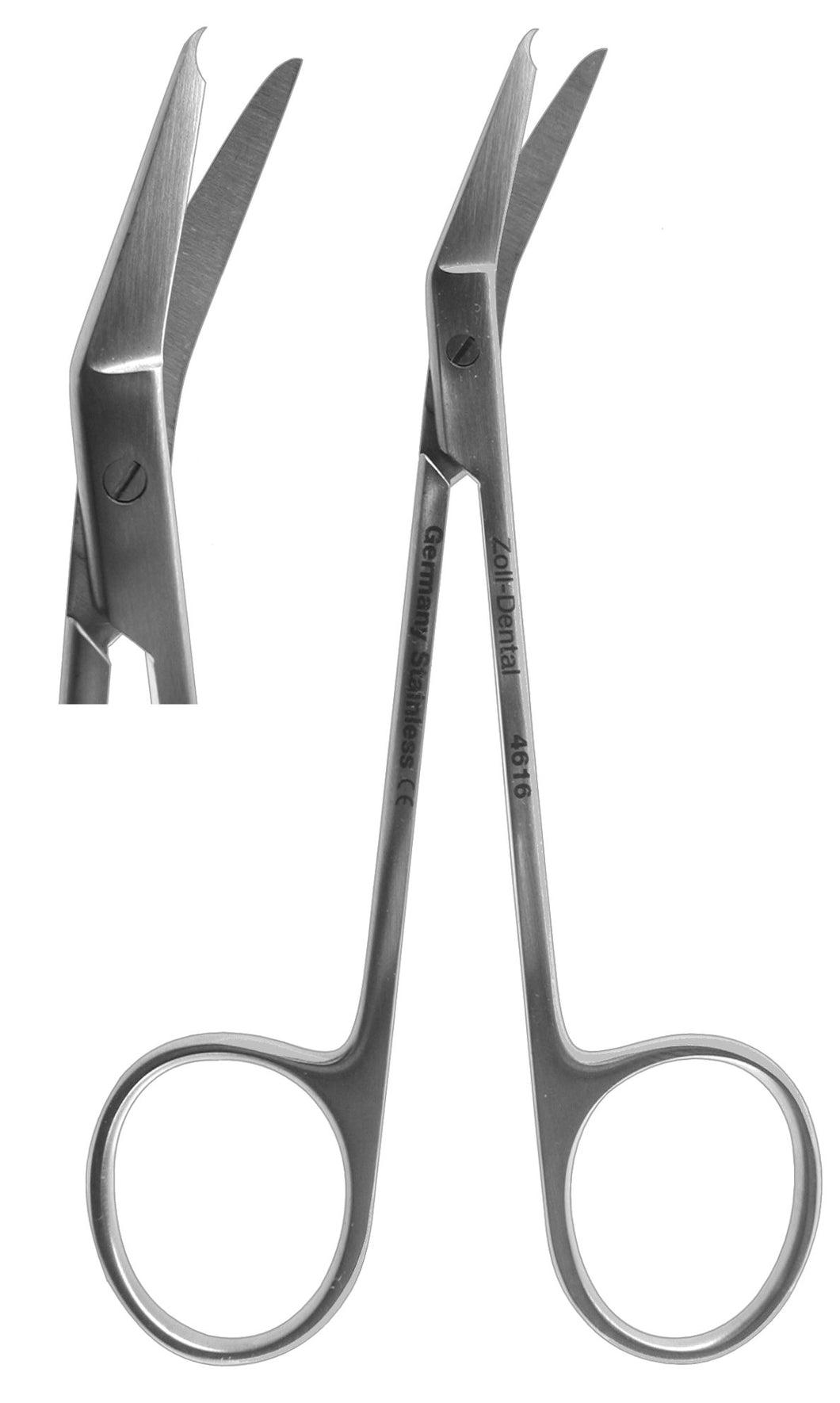 Scissors, Suture Angeld Notched 13cm  (Z-4616)