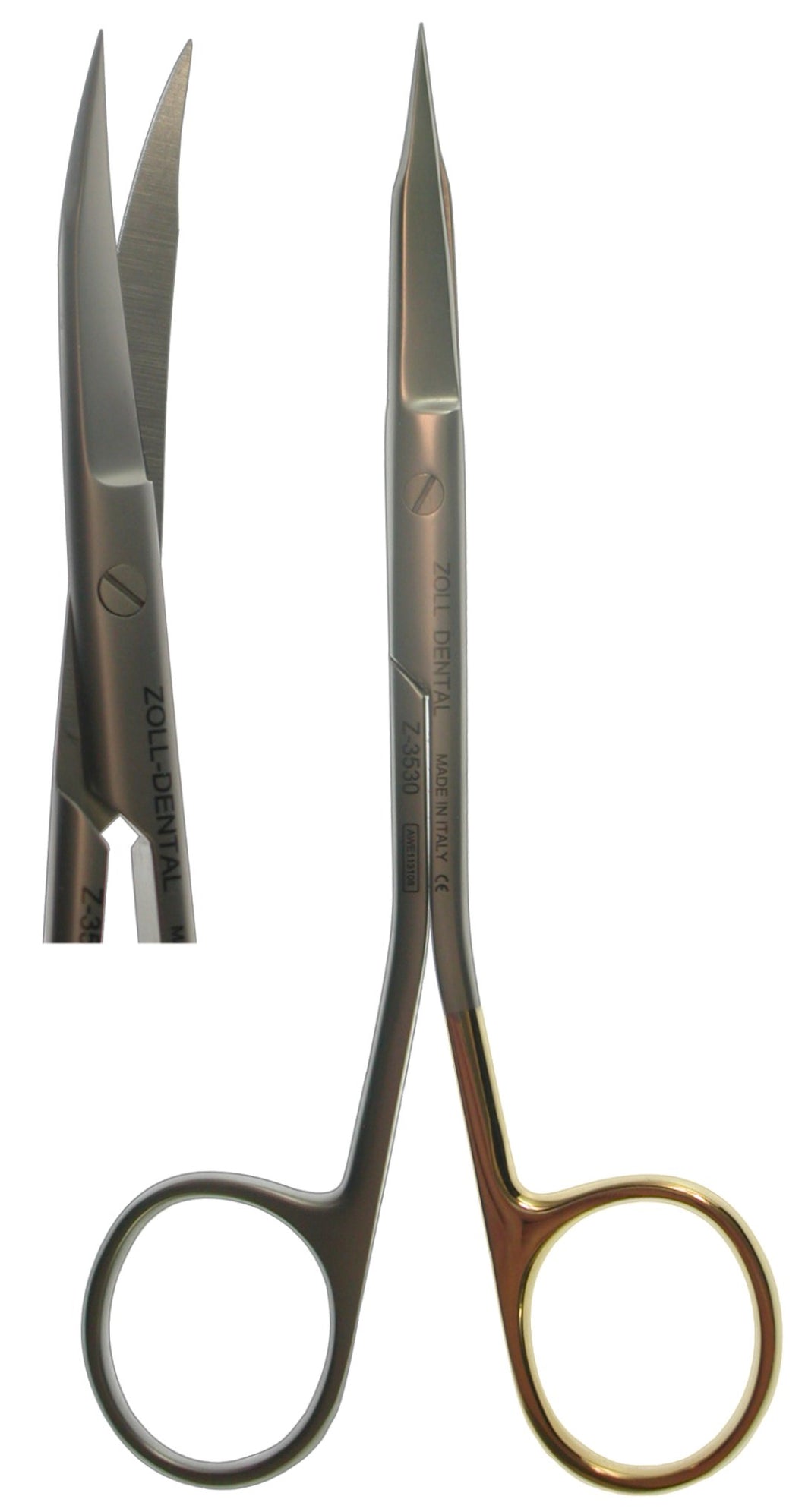 Scissors, GF Curved Super-Cut Comfort Set Rings 13cm  (Z-3531)