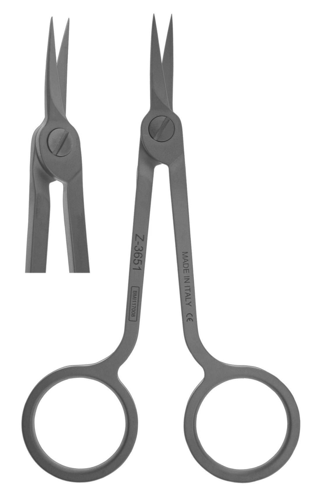 Scissors, Hi-Tech Curved Stainless 11.5cm  (Z-3651)