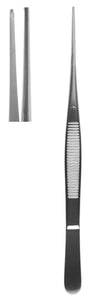 Tissue Forceps, Semkin-Taylor #33 Straight 1 X 2 Teeth 12.5cm  (Z-4141)
