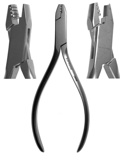 Wire Pliers, De La Rosa Grooved 12.5cm  (Z-4984)