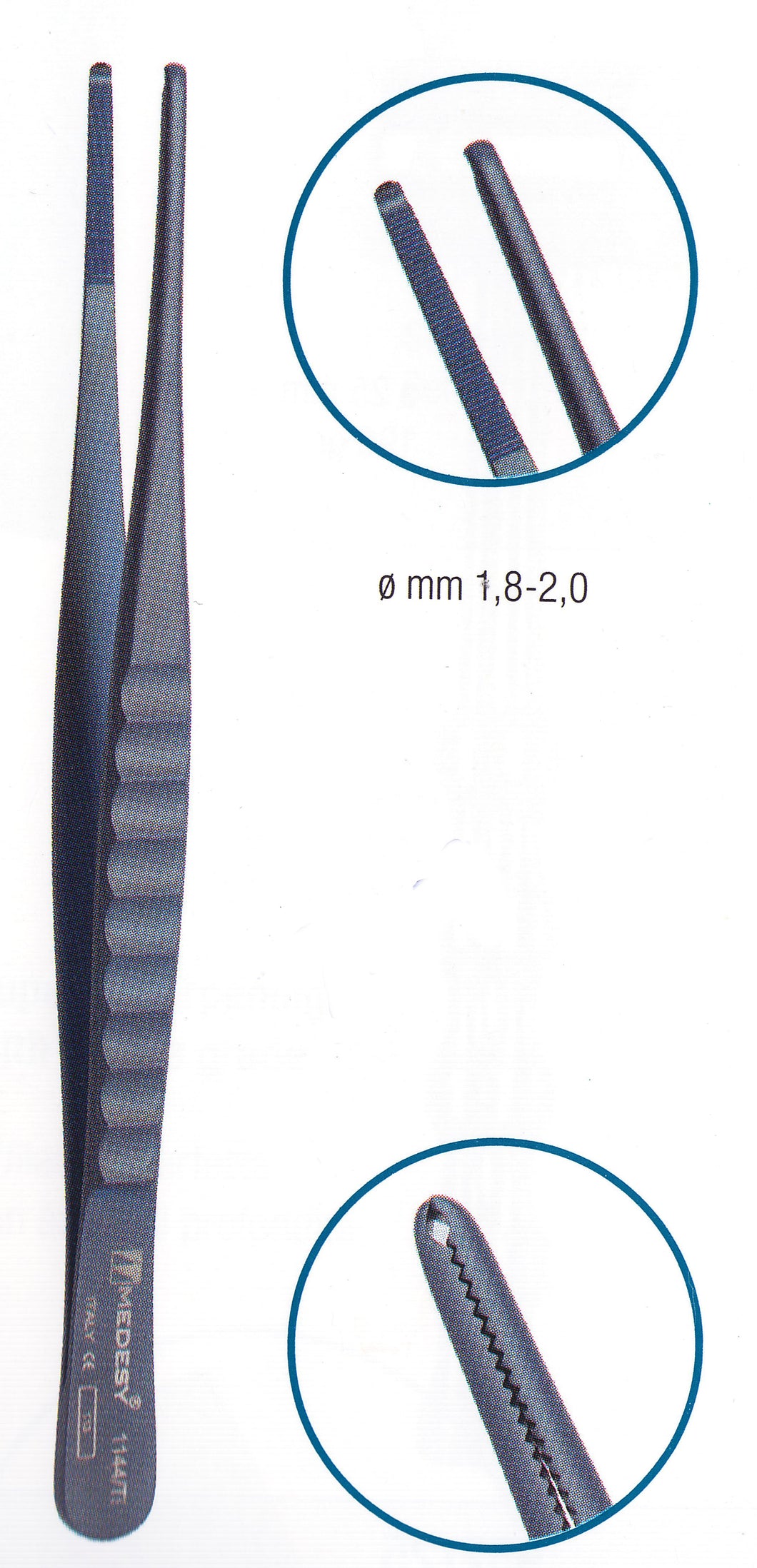 Abutment Holding Tweezer Titanium Straight 15.5cm  (Z-7209)